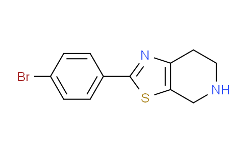 CAS No. 885279-61-8, 2-(4-Bromophenyl)-4,5,6,7-tetrahydrothiazolo[5,4-c]pyridine