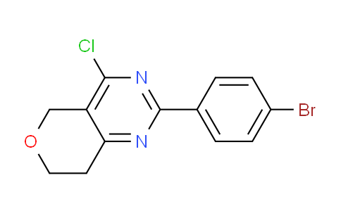 CAS No. 1956326-67-2, 2-(4-Bromophenyl)-4-chloro-7,8-dihydro-5H-pyrano[4,3-d]pyrimidine