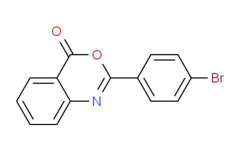 CAS No. 18600-53-8, 2-(4-Bromophenyl)-4H-benzo[d][1,3]oxazin-4-one