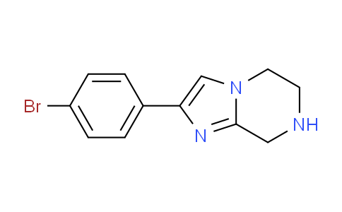 CAS No. 1447606-40-7, 2-(4-Bromophenyl)-5,6,7,8-tetrahydroimidazo[1,2-a]pyrazine