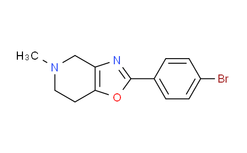 CAS No. 1017781-96-2, 2-(4-Bromophenyl)-5-methyl-4,5,6,7-tetrahydrooxazolo[4,5-c]pyridine