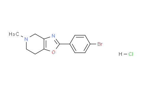 CAS No. 1187932-71-3, 2-(4-Bromophenyl)-5-methyl-4,5,6,7-tetrahydrooxazolo[4,5-c]pyridine hydrochloride