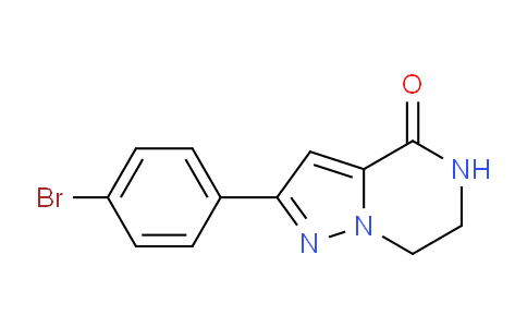 CAS No. 1550696-25-7, 2-(4-Bromophenyl)-6,7-dihydropyrazolo[1,5-a]pyrazin-4(5H)-one