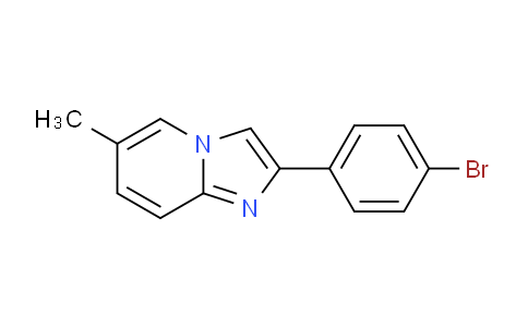 CAS No. 1023-01-4, 2-(4-Bromophenyl)-6-methylimidazo[1,2-a]pyridine