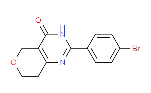 CAS No. 1450790-53-0, 2-(4-Bromophenyl)-7,8-dihydro-3H-pyrano[4,3-d]pyrimidin-4(5H)-one