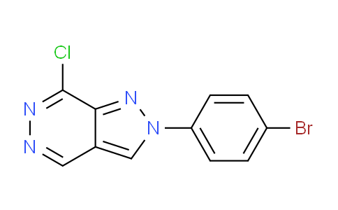 CAS No. 1956379-16-0, 2-(4-Bromophenyl)-7-chloro-2H-pyrazolo[3,4-d]pyridazine