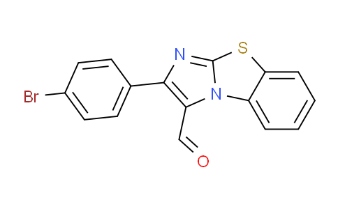 CAS No. 127204-72-2, 2-(4-Bromophenyl)benzo[d]imidazo[2,1-b]thiazole-3-carbaldehyde