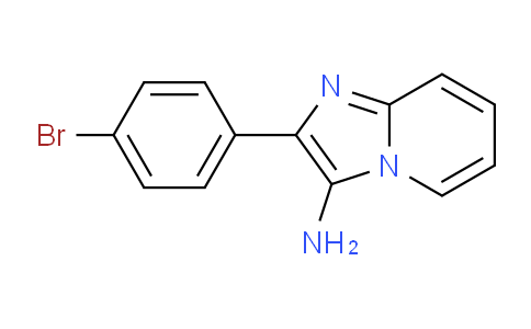 CAS No. 421596-09-0, 2-(4-Bromophenyl)imidazo[1,2-a]pyridin-3-amine