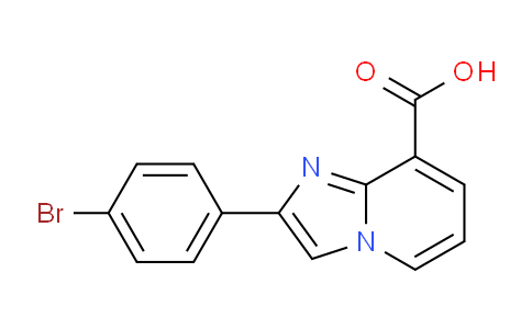 CAS No. 133427-42-6, 2-(4-Bromophenyl)imidazo[1,2-a]pyridine-8-carboxylic acid