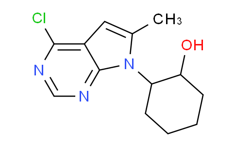 CAS No. 88095-27-6, 2-(4-Chloro-6-methyl-7H-pyrrolo[2,3-d]pyrimidin-7-yl)cyclohexanol