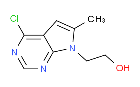 CAS No. 26035-87-0, 2-(4-Chloro-6-methyl-7H-pyrrolo[2,3-d]pyrimidin-7-yl)ethanol