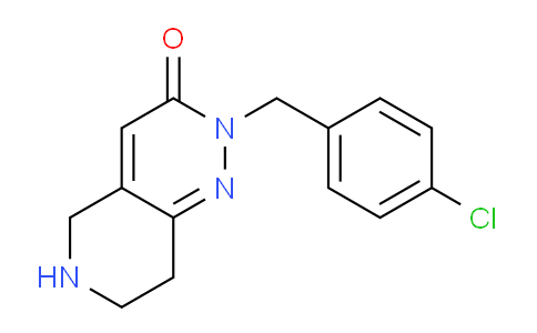 CAS No. 1479524-00-9, 2-(4-Chlorobenzyl)-5,6,7,8-tetrahydropyrido[4,3-c]pyridazin-3(2H)-one