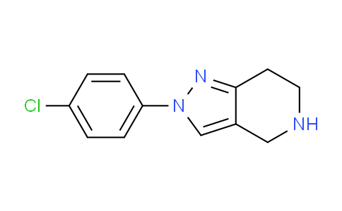 CAS No. 1356825-15-4, 2-(4-Chlorophenyl)-4,5,6,7-tetrahydro-2H-pyrazolo[4,3-c]pyridine