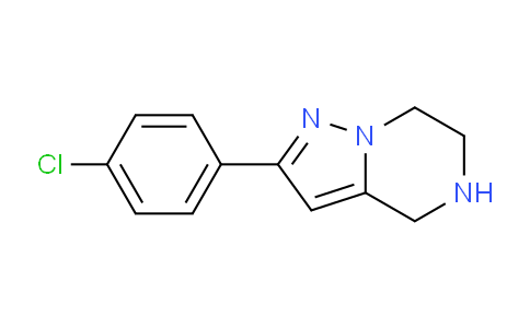 CAS No. 1250443-87-8, 2-(4-Chlorophenyl)-4,5,6,7-tetrahydropyrazolo[1,5-a]pyrazine