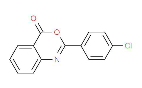 CAS No. 18600-52-7, 2-(4-Chlorophenyl)-4H-benzo[d][1,3]oxazin-4-one