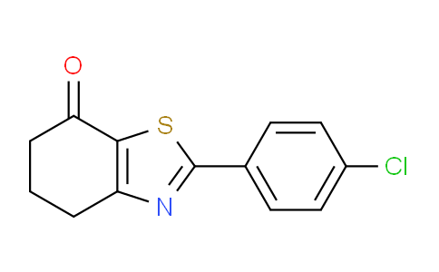 CAS No. 1258650-40-6, 2-(4-Chlorophenyl)-5,6-dihydrobenzo[d]thiazol-7(4H)-one