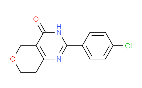 CAS No. 1450790-52-9, 2-(4-Chlorophenyl)-7,8-dihydro-3H-pyrano[4,3-d]pyrimidin-4(5H)-one