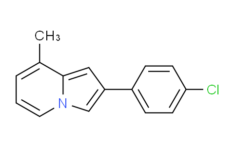 CAS No. 590395-46-3, 2-(4-Chlorophenyl)-8-methylindolizine