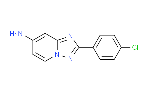 CAS No. 1896546-29-4, 2-(4-Chlorophenyl)-[1,2,4]triazolo[1,5-a]pyridin-7-amine