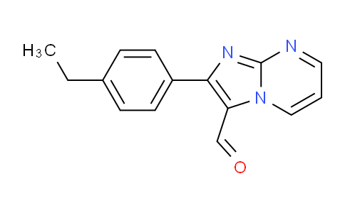 CAS No. 887360-52-3, 2-(4-Ethylphenyl)imidazo[1,2-a]pyrimidine-3-carbaldehyde