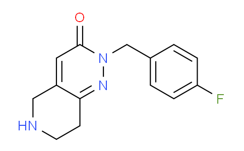 CAS No. 1275136-18-9, 2-(4-Fluorobenzyl)-5,6,7,8-tetrahydropyrido[4,3-c]pyridazin-3(2H)-one