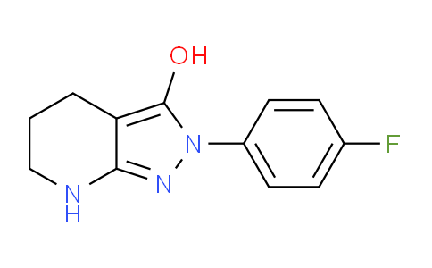 CAS No. 1707394-78-2, 2-(4-Fluorophenyl)-4,5,6,7-tetrahydro-2H-pyrazolo[3,4-b]pyridin-3-ol