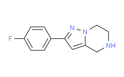CAS No. 1250444-39-3, 2-(4-Fluorophenyl)-4,5,6,7-tetrahydropyrazolo[1,5-a]pyrazine