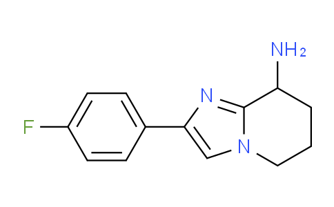 CAS No. 1708401-13-1, 2-(4-Fluorophenyl)-5,6,7,8-tetrahydroimidazo[1,2-a]pyridin-8-amine
