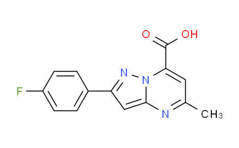 CAS No. 886503-14-6, 2-(4-Fluorophenyl)-5-methylpyrazolo[1,5-a]pyrimidine-7-carboxylic acid
