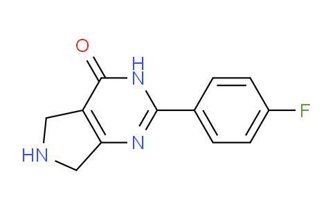 CAS No. 1707399-54-9, 2-(4-Fluorophenyl)-6,7-dihydro-3H-pyrrolo[3,4-d]pyrimidin-4(5H)-one