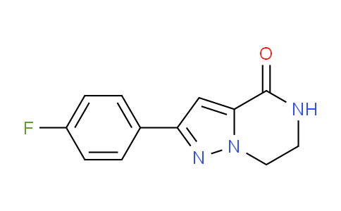 CAS No. 1553968-38-9, 2-(4-Fluorophenyl)-6,7-dihydropyrazolo[1,5-a]pyrazin-4(5H)-one