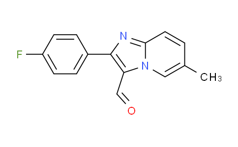 CAS No. 727975-84-0, 2-(4-Fluorophenyl)-6-methylimidazo[1,2-a]pyridine-3-carbaldehyde