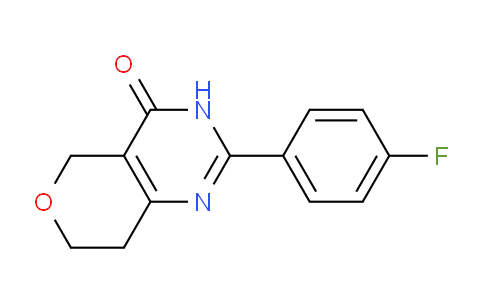 CAS No. 1956321-33-7, 2-(4-Fluorophenyl)-7,8-dihydro-3H-pyrano[4,3-d]pyrimidin-4(5H)-one