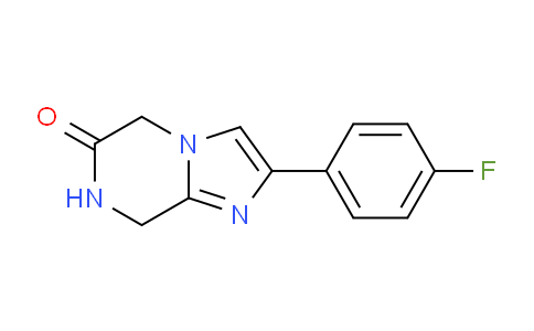 CAS No. 1261117-82-1, 2-(4-Fluorophenyl)-7,8-dihydroimidazo[1,2-a]pyrazin-6(5H)-one