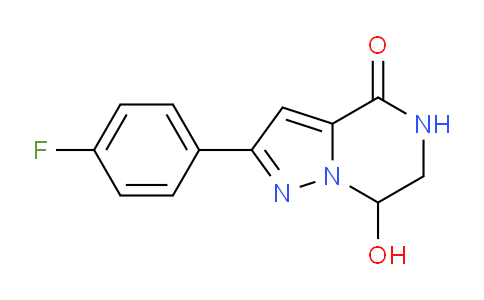 CAS No. 1416343-68-4, 2-(4-Fluorophenyl)-7-hydroxy-6,7-dihydropyrazolo[1,5-a]pyrazin-4(5H)-one
