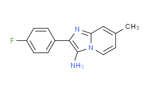 CAS No. 851879-21-5, 2-(4-Fluorophenyl)-7-methylimidazo[1,2-a]pyridin-3-amine
