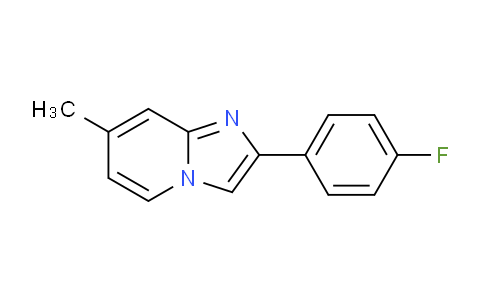 CAS No. 378766-08-6, 2-(4-Fluorophenyl)-7-methylimidazo[1,2-a]pyridine