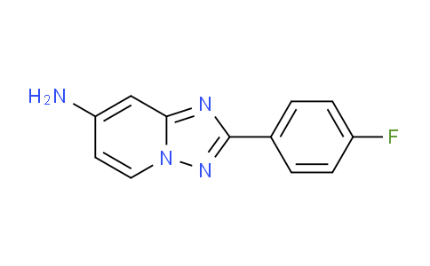 CAS No. 1892748-29-6, 2-(4-Fluorophenyl)-[1,2,4]triazolo[1,5-a]pyridin-7-amine