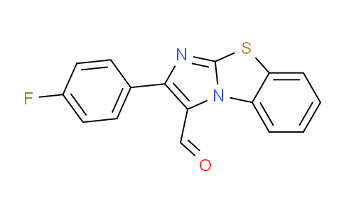 CAS No. 820245-76-9, 2-(4-Fluorophenyl)benzo[d]imidazo[2,1-b]thiazole-3-carbaldehyde