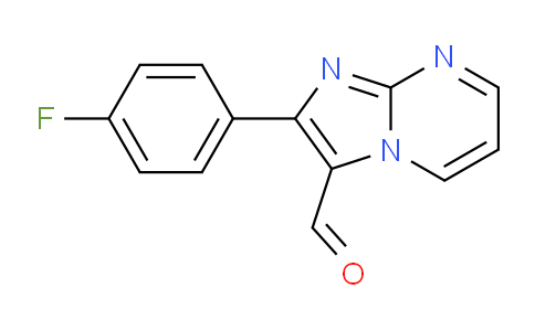 CAS No. 878436-47-6, 2-(4-Fluorophenyl)imidazo[1,2-a]pyrimidine-3-carbaldehyde