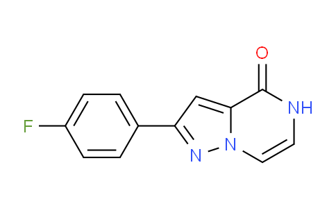 CAS No. 1338692-17-3, 2-(4-Fluorophenyl)pyrazolo[1,5-a]pyrazin-4(5H)-one