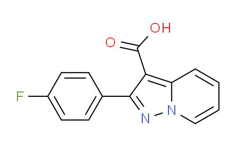 CAS No. 401815-64-3, 2-(4-Fluorophenyl)pyrazolo[1,5-a]pyridine-3-carboxylic acid