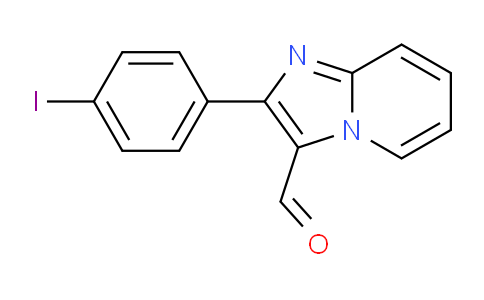 CAS No. 887360-03-4, 2-(4-Iodophenyl)imidazo[1,2-a]pyridine-3-carbaldehyde