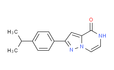 CAS No. 1338666-95-7, 2-(4-Isopropylphenyl)pyrazolo[1,5-a]pyrazin-4(5H)-one