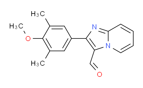 CAS No. 898392-39-7, 2-(4-Methoxy-3,5-dimethylphenyl)imidazo[1,2-a]pyridine-3-carbaldehyde