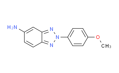 CAS No. 6659-92-3, 2-(4-Methoxy-phenyl)-2H-benzotriazol-5-ylamine