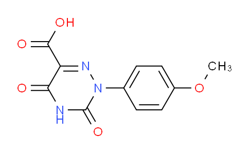 CAS No. 3181-69-9, 2-(4-Methoxyphenyl)-3,5-dioxo-2,3,4,5-tetrahydro-1,2,4-triazine-6-carboxylic acid