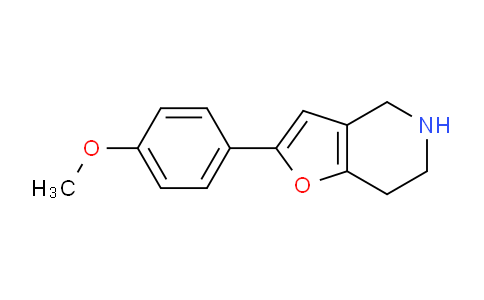 CAS No. 765237-62-5, 2-(4-Methoxyphenyl)-4,5,6,7-tetrahydrofuro[3,2-c]pyridine