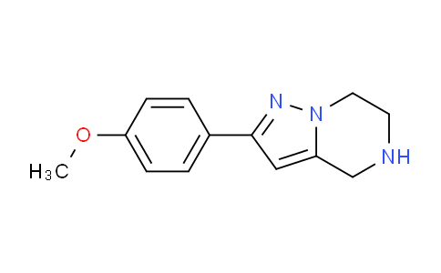 CAS No. 1512466-81-7, 2-(4-Methoxyphenyl)-4,5,6,7-tetrahydropyrazolo[1,5-a]pyrazine