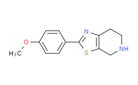 CAS No. 919736-42-8, 2-(4-Methoxyphenyl)-4,5,6,7-tetrahydrothiazolo[5,4-c]pyridine